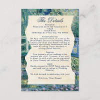 Monet Art Paintings Floral French Garden Wedding