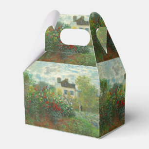 Monet Artists Garden in Argenteuil Painting Favour Box