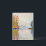 Monet - Autumn on the Seine at Argenteuil Postcard<br><div class="desc">Claude Monet's famous painting,  Autumn on the Seine at Argenteuil.</div>