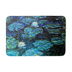 Monet - Blue Water Lilies Bath Mat