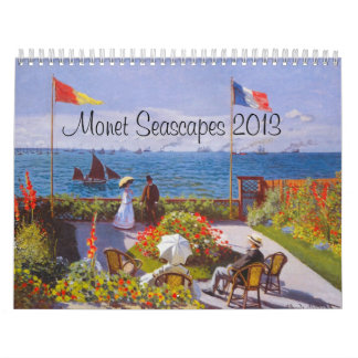 Monet Calendar For 2013 ~ Monet Seascapes Calendar