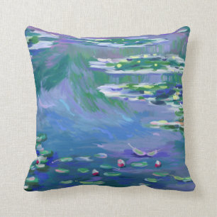 Monet Caulobacter Lilies Pillow
