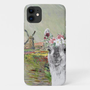 Monet Champ Tulipes and Fancy Llama Case-Mate iPhone Case