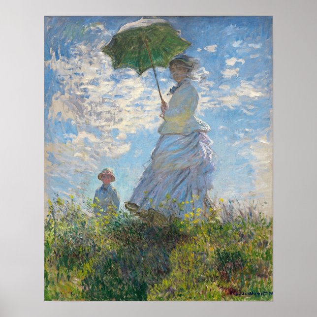 MONET Claude Artist Art Painter Oil Painting Canva Poster (Front)