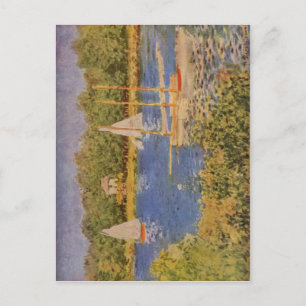 Monet, Claude Das Seinebecken bei Argenteuil 1874  Postcard