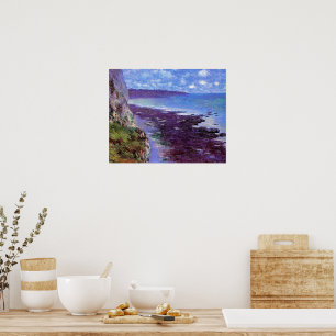 Monet - Cliff Near Dieppe, Poster