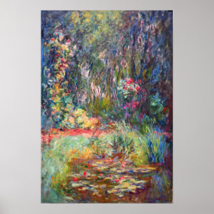 Monet Corner of Water Lily Pond Poster