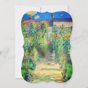 Monet Flower Garden Card