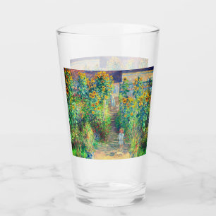 Monet Flower Garden Glass