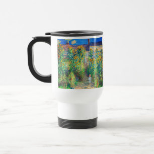 Monet Flower Garden Travel Mug