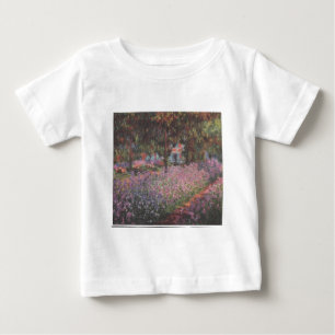 Monet flowers Artist Garden Giverny vines art Baby T-Shirt