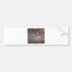 Monet flowers Artist Garden Giverny vines art Bumper Sticker