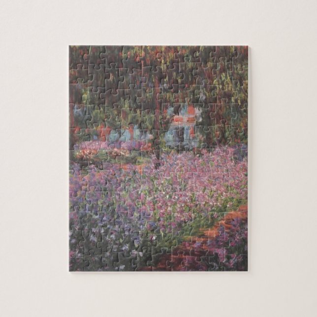 Monet flowers Artist Garden Giverny vines art Jigsaw Puzzle (Vertical)