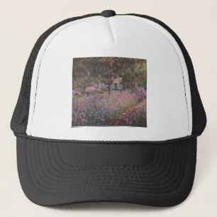 Monet flowers Artist Garden Giverny vines art Trucker Hat