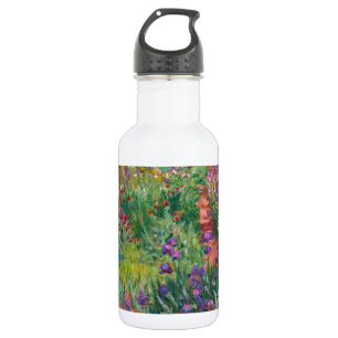monet flowers vintage the-iris-garden-at-giverny 532 ml water bottle