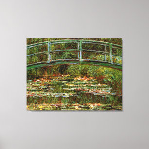 Monet French Japanese Bridge Giverney Canvas Print