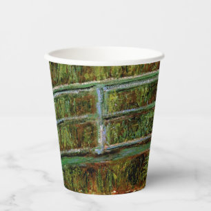 Monet French Japanese Bridge Giverney Paper Cups