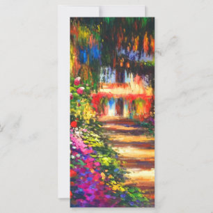 Monet Garden at Giverny Card