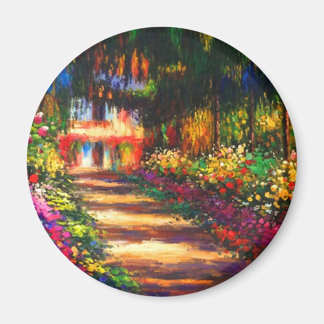 Monet Garden at Giverny Magnet (Front)