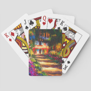 Monet Garden at Giverny Playing Cards