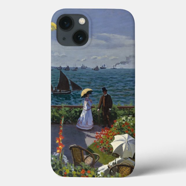 Monet Garden at Sainte-Adresse Painting Case-Mate iPhone Case (Back)