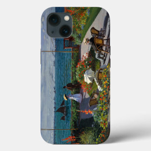 Monet Garden at Sainte-Adresse Painting iPhone 13 Case