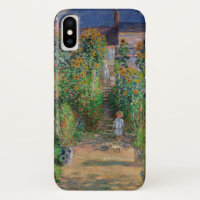 Monet Garden Vetheuil Impressionim Flower Painting