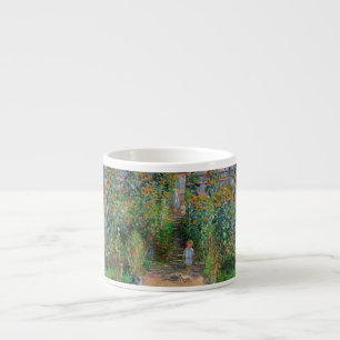 Monet Garden Vetheuil Impressionim Flower Painting Espresso Cup