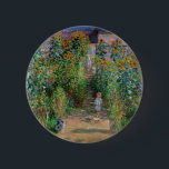 Monet Garden Vetheuil Impressionim Painting<br><div class="desc">Monet's Garden at Vetheuil - A famous Claude Monet painting of a beautiful colorful impressionist garden scene. The Artist's Garden at Vétheuil,  1881.</div>