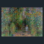 Monet Garden Vetheuil Impressionim Painting Cutting Board<br><div class="desc">Monet's Garden at Vetheuil - A famous Claude Monet painting of a beautiful colourful impressionist garden scene. The Artist's Garden at Vétheuil,  1881.</div>