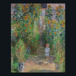 Monet Garden Vetheuil Impressionim Painting Faux Canvas Print<br><div class="desc">Monet's Garden at Vetheuil - A famous Claude Monet painting of a beautiful colourful impressionist garden scene. The Artist's Garden at Vétheuil,  1881.</div>