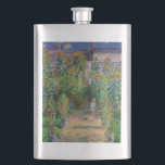 Monet Garden Vetheuil Impressionim Painting Hip Flask<br><div class="desc">Monet's Garden at Vetheuil - A famous Claude Monet painting of a beautiful colourful impressionist garden scene. The Artist's Garden at Vétheuil,  1881.</div>