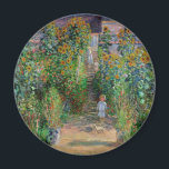 Monet Garden Vetheuil Impressionim Painting Magnet<br><div class="desc">Monet's Garden at Vetheuil - A famous Claude Monet painting of a beautiful colourful impressionist garden scene. The Artist's Garden at Vétheuil,  1881.</div>