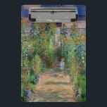 Monet Garden Vetheuil Impressionim Painting Mini Clipboard<br><div class="desc">Monet's Garden at Vetheuil - A famous Claude Monet painting of a beautiful colourful impressionist garden scene. The Artist's Garden at Vétheuil,  1881.</div>