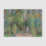 Monet Garden Vetheuil Impressionim Painting Tissue Paper<br><div class="desc">Monet's Garden at Vetheuil - A famous Claude Monet painting of a beautiful colourful impressionist garden scene. The Artist's Garden at Vétheuil,  1881.</div>