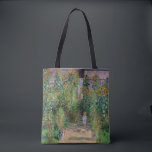 Monet Garden Vetheuil Impressionim Painting Tote Bag<br><div class="desc">Monet's Garden at Vetheuil - A famous Claude Monet painting of a beautiful colourful impressionist garden scene. The Artist's Garden at Vétheuil,  1881.</div>