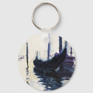 Monet Gondola In Venice Key Ring