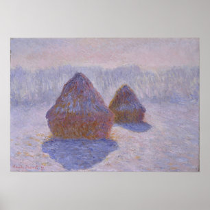 Monet - Haystacks (Effect Of Snow and Sun) 1891 Poster