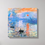 Monet - Impression, Sunrise, Canvas Print<br><div class="desc">Impression,  Sunrise,  famous painting by Claude Monet</div>