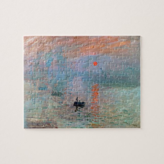 Monet , "Impression, Sunrise" Jigsaw Puzzle (Horizontal)