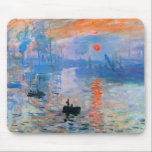 Monet - Impression, Sunrise, Mouse Pad<br><div class="desc">Impression,  Sunrise,  famous painting by Claude Monet</div>