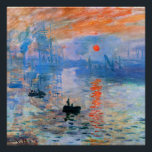 Monet - Impression, Sunrise, Poster<br><div class="desc">Sunrise,  famous painting by Claude Monet.</div>