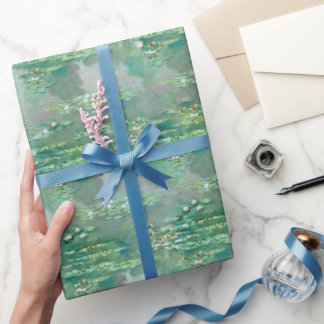 Monet Impressionistic Fine Art Wrapping Paper