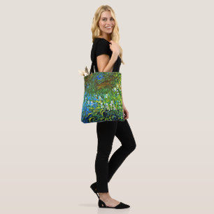 Monet - Iris at the Sea Wall Tote Bag