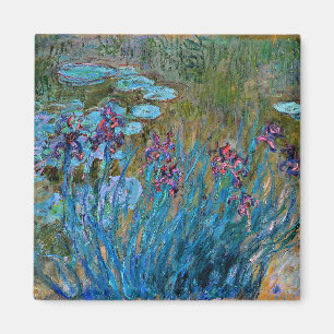 Monet - Irises and Water-Lilies Magnet