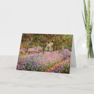 Monet - Irises in Monet's Garden Card