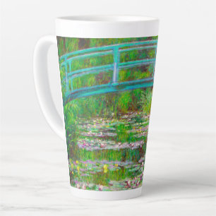 Monet Japanese Bridge and Water Lilies Latte Mug