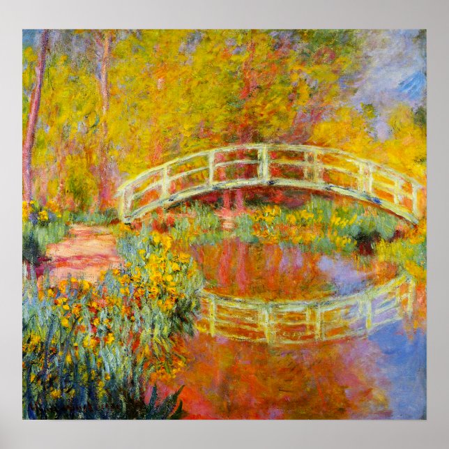 Monet Japanese Bridge Poster (Front)