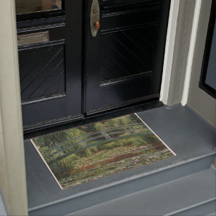Monet Japanese Footbridge and the Water Lily Pool Doormat