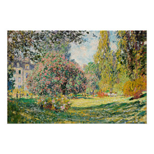 Monet - Landscape, The Parc Monceau, Poster